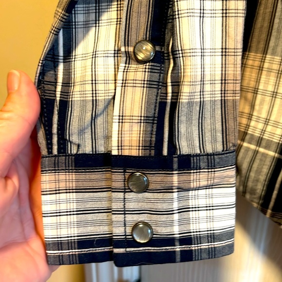 🍻🍺🍻 MOON SHINE SPIRIT PLAID PEARL SNAP SHIRT NWT SIZE SMALL🍻🍺🍻 - Picture 7 of 10
